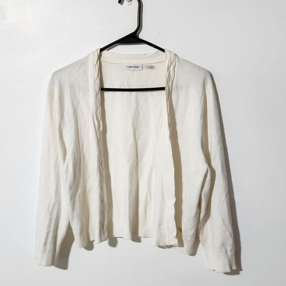 Calvin Klein open short cardigan - Picture 1 of 6